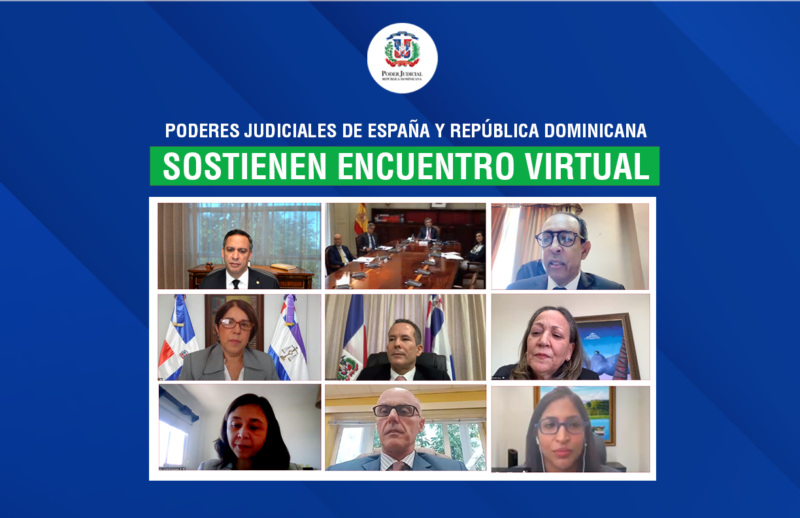 Presidente Consejo del Poder Judicial dominicano sostiene encuentro con el presidente del Tribunal Supremo y del Consejo General del Poder Judicial del Reino de España  