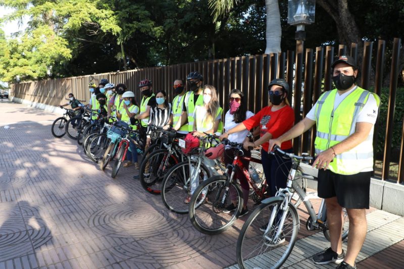 INTRANT respalda iniciativa Guardianes de la Ciclovía