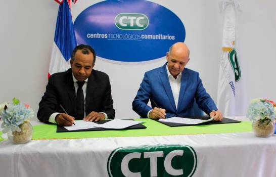 CTC y Junta Distrital de Canca la Reina firman convenioInterinstitucional para eliminar brecha digita