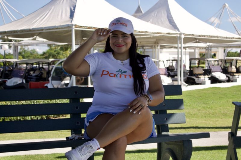 Sarah Medina afirma el país continúa recuperando la normalidad del turismo en el  4to aniversario de la agencia Palmera Tours con el evento Golf & Beach Santo Domingo