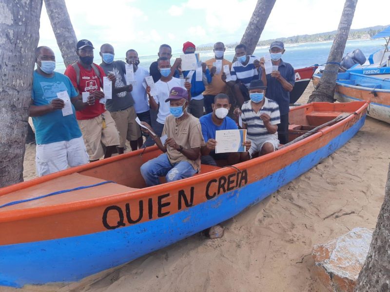 CODOPESCA entrega ayudas a pescadores, para mitigar la vulnerabilidad económica y social de las comunidades pesqueras del país