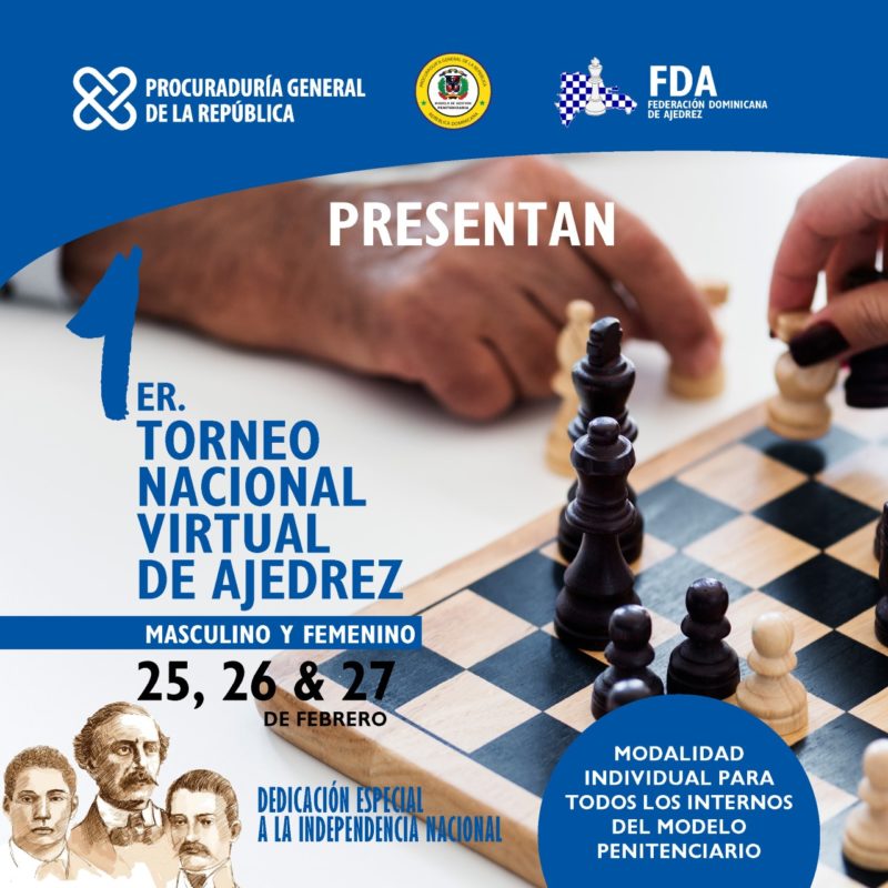 Más de 140 internos competirán en torneo virtual de ajedrez del Modelo de Gestión Penitenciaria