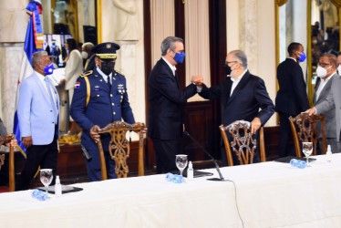 Presidente Luis Abinader encabeza la presentación del Compromiso Nacional para el Pacto por el Agua (2021-2036) 