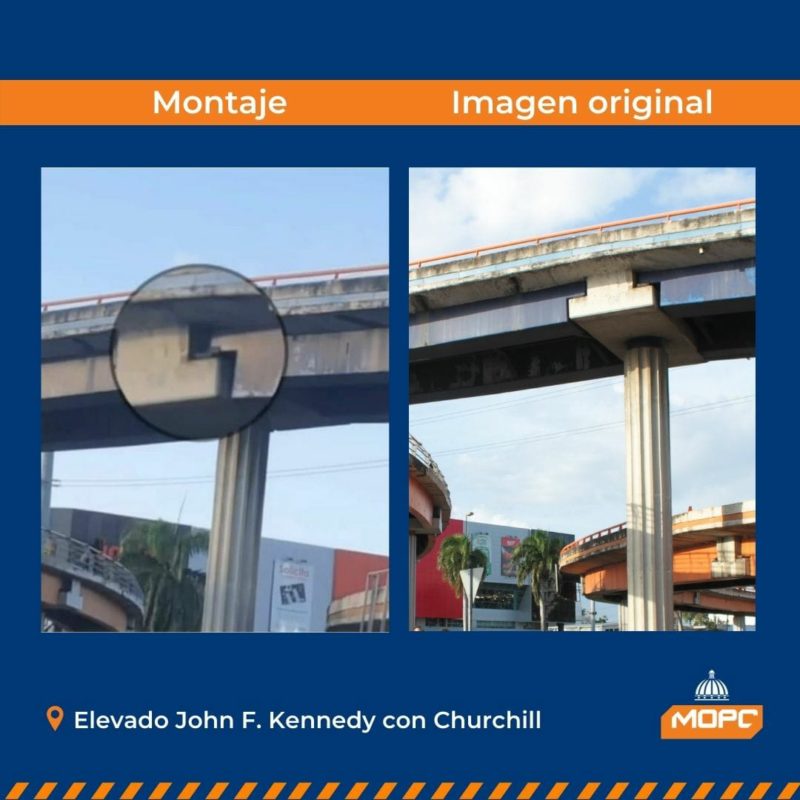 OBRAS PÚBLICAS NIEGA VERACIDAD DE FOTO CIRCULA EN REDES QUE PRESENTA GRIETA EN EL ELEVADO DE LA CHURCHILL CON KENNEDY