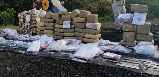 Autoridades queman otros 233 kilogramos de drogas  