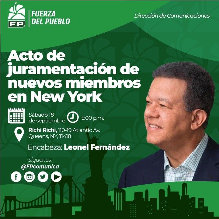 Leonel Fernández desarrollará agenda de 17 días en los Estados Unidos