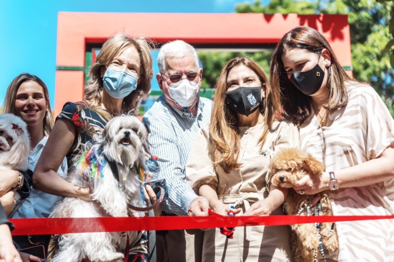 Mallén Veterinaria y la Alcaldía del Distrito Nacional inauguran parque canino en el Mirador Sur