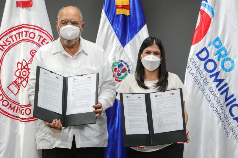 ProDominicana e INTEC diseñarán Índice de Comportamiento de las Exportaciones (ICE)