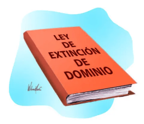 LA INCAUTACION DE BIENES EN CUALQUIER PARTE  DEL MUNDO, POR PROCESO DE EXTINCION DE DOMINIO.