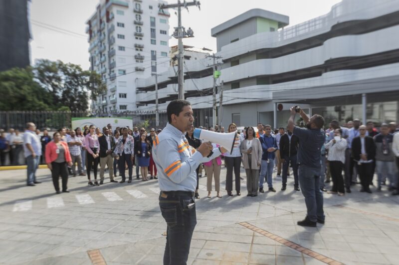 Edesur evacúa personal y se suma al Simulacro Nacional de Evacuación por Terremoto dispuesto por el COE