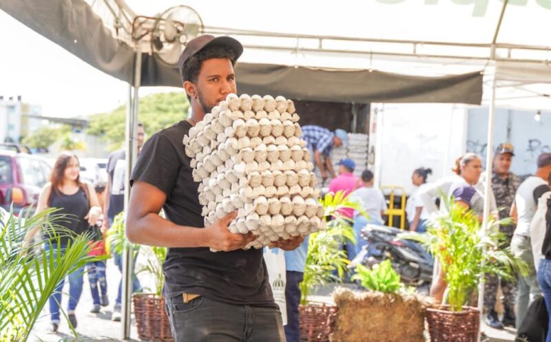 Gobierno dispone venta de cartones de huevos a 100 pesos este jueves en 76 supermercados a nivel nacional   