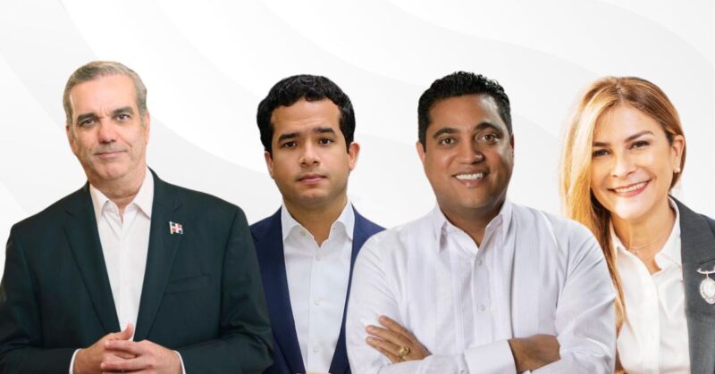 Luis Abinader, Omar Fernández, Kelvin Cruz y Carolina Mejía favoritos para ganar, según encuesta ACD Media.